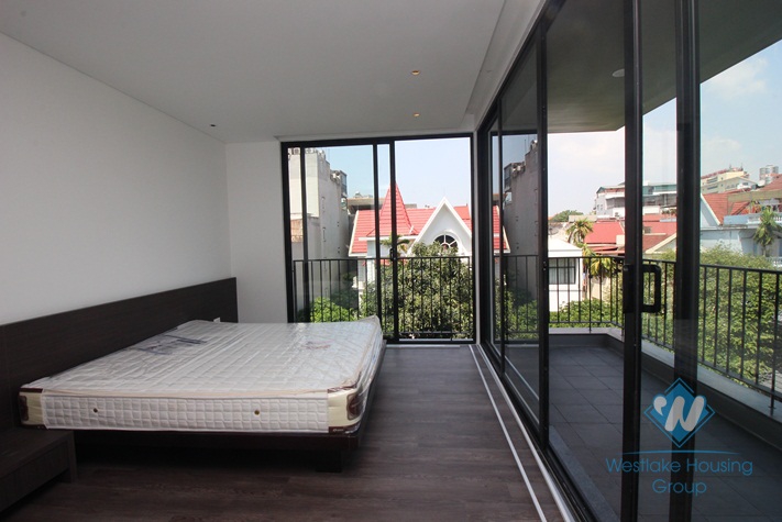 Glass wall 2 bedrooms apartment for rent in Tay Ho.